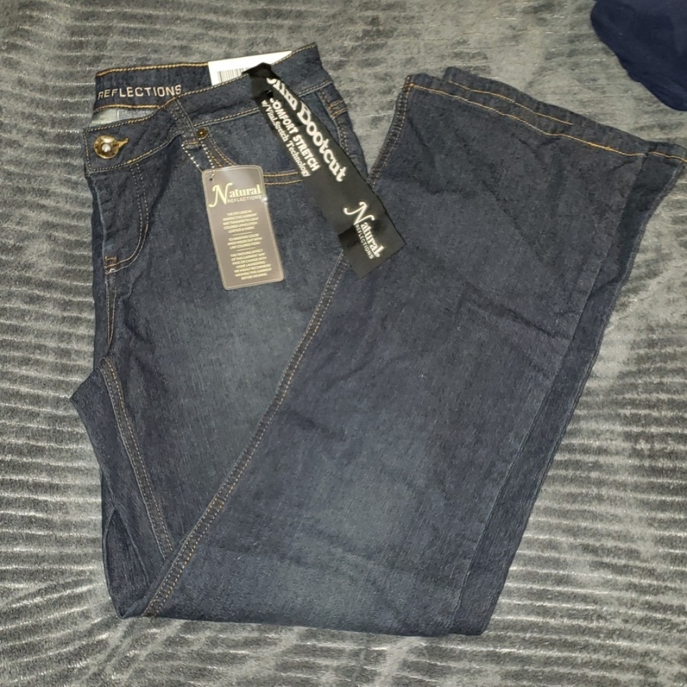 Jeans dark wash slim bootcut